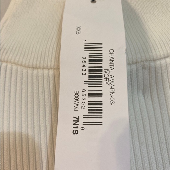 The Drop Women's Chantal Midi Bodycon Fitted Cutout Rib Dress NWT size XXS - Picture 9 of 10